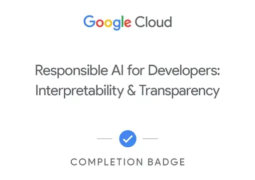 Google Cloud — Responsible AI for Developers: Interpretability & Transparency