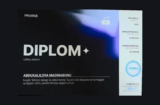 PROWEB — Motion Design & Videomontaj